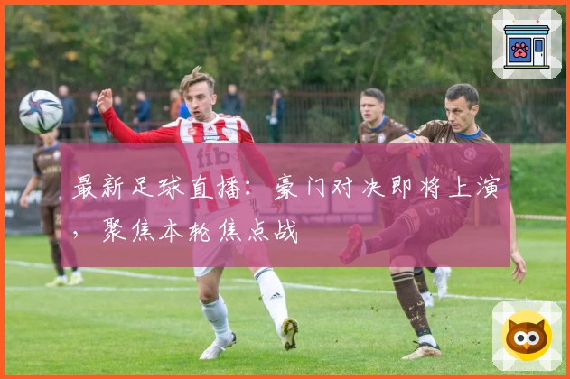 最新足球直播：豪门对决即将上演，聚焦本轮焦点战